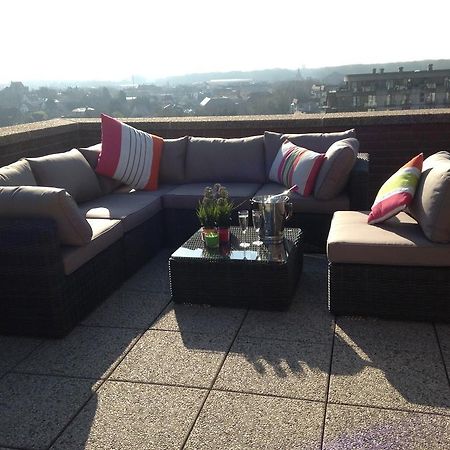 Duplex Penthouse Plaza Lägenhet De Panne Rum bild